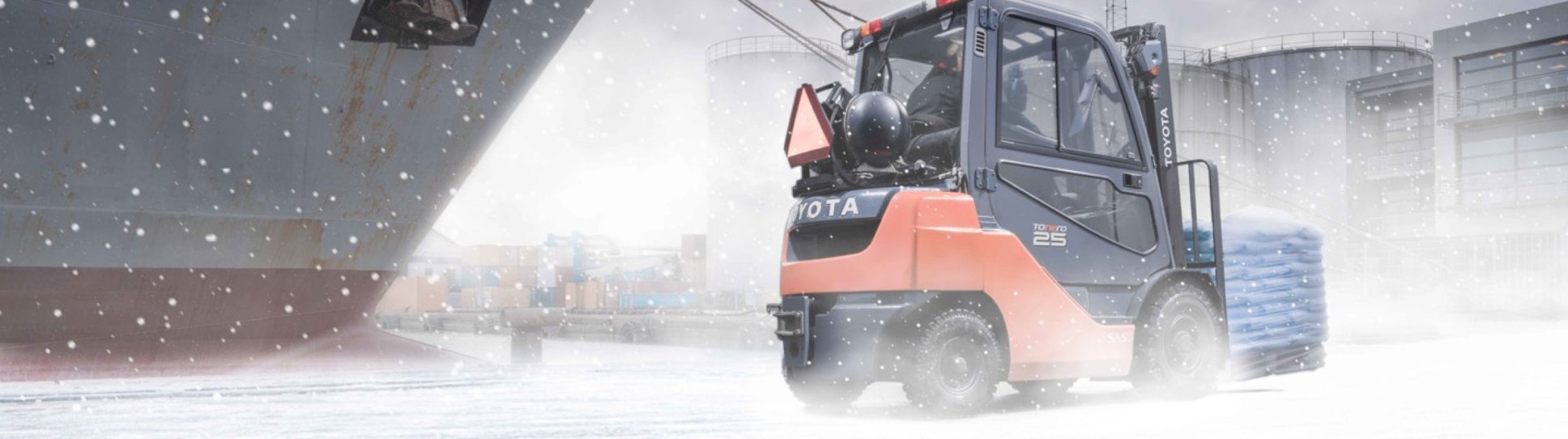 Looking after your forklift batteries during winter